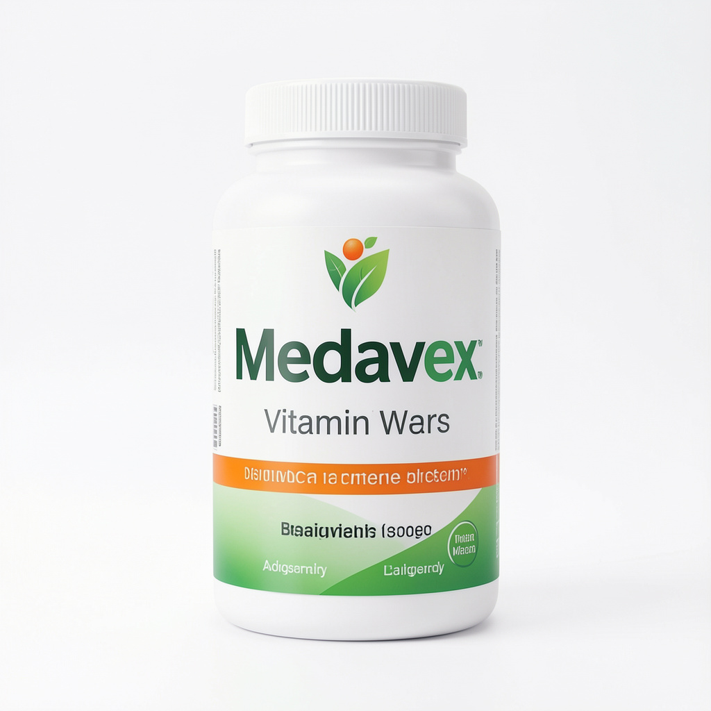 Medavex daily balance complex bottle with natural botanical ingredients
